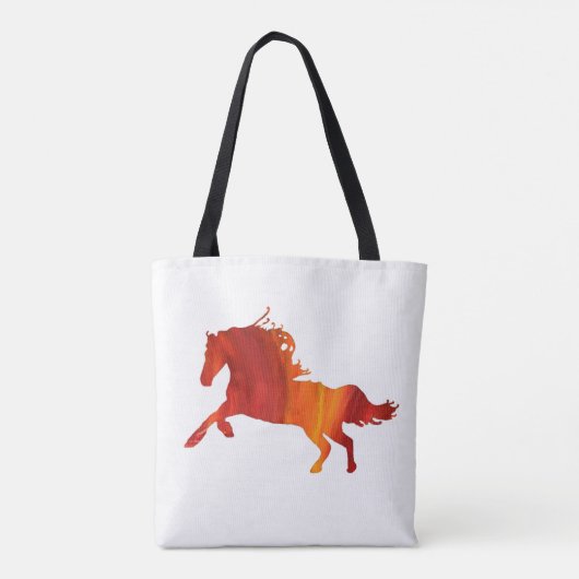 Flame Horse Tas (Achterkant)