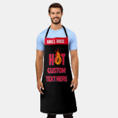 Flame Hot Chef Schort (Gedragen)