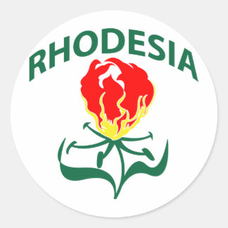 Flame Liliy Ronde Sticker