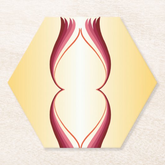 Flame Lily Kartonnen Onderzetters (Voorkant)
