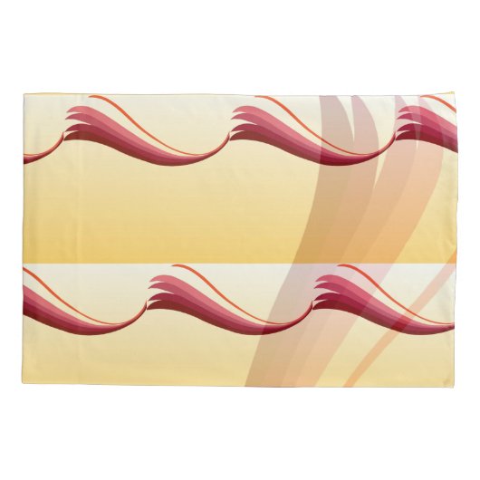 Flame Lily Reversible Pattern Kussensloop (Achterkant)