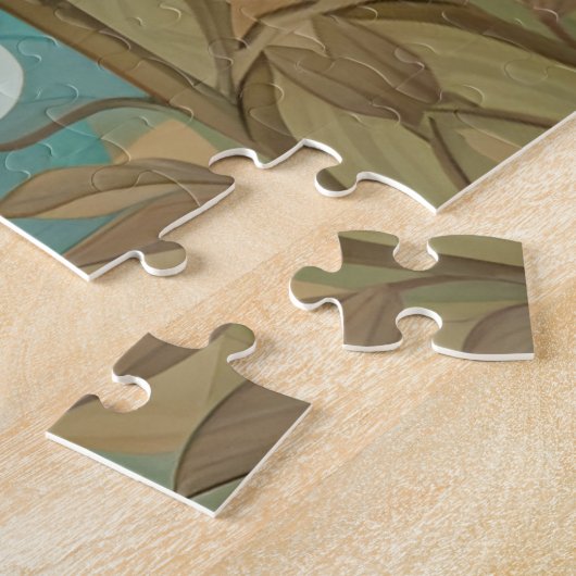 Flame Lynx Point Siamese portretkunst Legpuzzel (Zijkant)