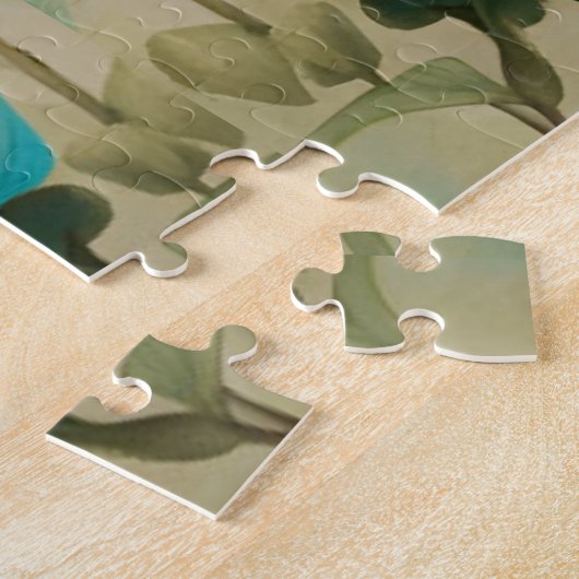 Flame Lynx Point Siamese portretkunst Legpuzzel (Zijkant)