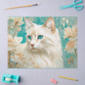Flame Lynx Point Siamese portretkunst Tissuepapier (Craft)