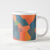 Flame, Midnight, Green Jumbo Mok (Rechts)