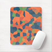 Flame, Midnight, Green Mousepad Muismat (Met muis)