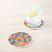 Flame, Midnight, Green Sandstone Onderzetter (Zijkant)