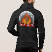 Flame Nado-Mannen Hoodie (Achterkant)