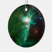 Flame Nebula NASA Keramisch Ornament (Links)
