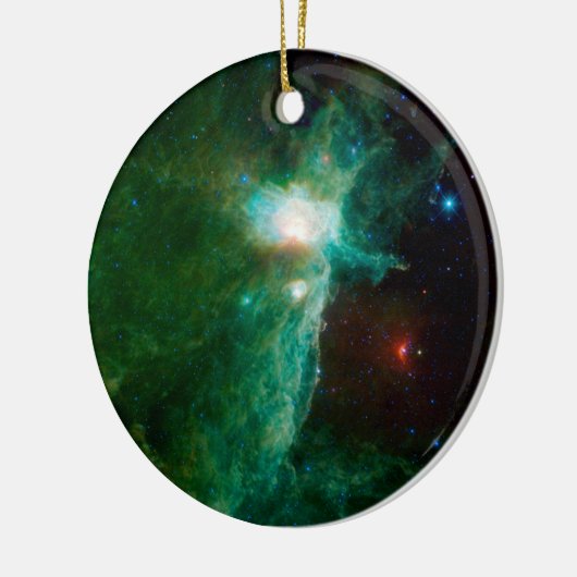 Flame Nebula NASA Keramisch Ornament (Links)