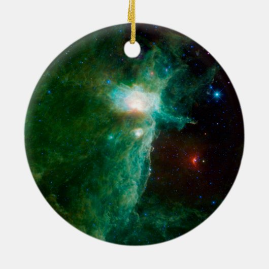 Flame Nebula NASA Keramisch Ornament (Achterkant)