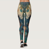 "Flame of the Tides" - A Colourful Portrait Leggings (Achterkant)