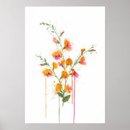 Flame Pea Poster