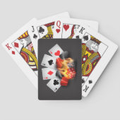 Flame Poker Casino Black Pokerkaarten (Achterkant)