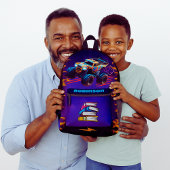 Flame Racer Backpack on the roadways Bedrukte Rugzak