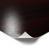 Flame Red Abstract Whirl Foto Afdruk (Hoek)