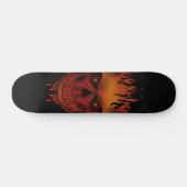 Flame Skull Persoonlijk Skateboard (Horizontaal)