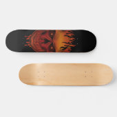 Flame Skull Persoonlijk Skateboard (Horizontaal)