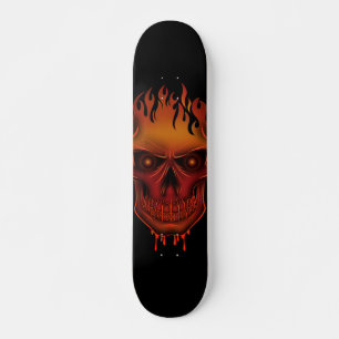 Flame Skull Persoonlijk Skateboard