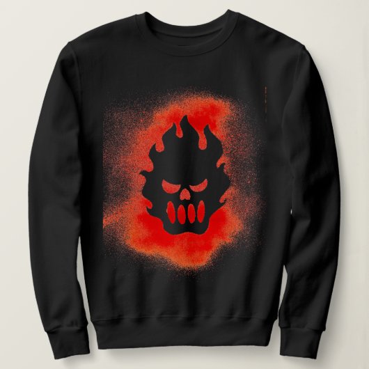 Flame Skull Trui (Design voorkant)