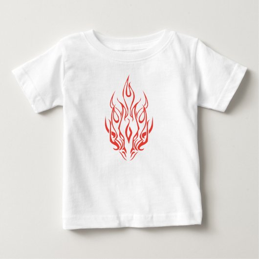 Flame Spirit Face | Tribal Fire Silhouette Art (Voorkant)