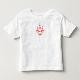 Flame Spirit Face | Tribal Fire Silhouette Art Kinder Shirts