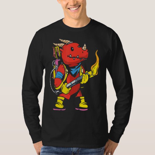 Flame Thrower Flamethrower Hot Burn 3 T-shirt (Voorkant)