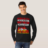 Flame Thrower Flamethrower Hot Burn T-shirt (Voorkant volledig)