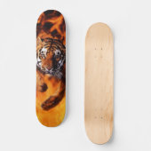 Flame Tiger Skateboard (Voorkant)