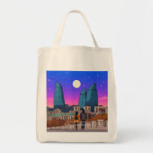 Flame Towers Canvas tas (Voorkant)