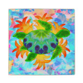 Flame Turtle Houten Onderzetter (Voorkant)