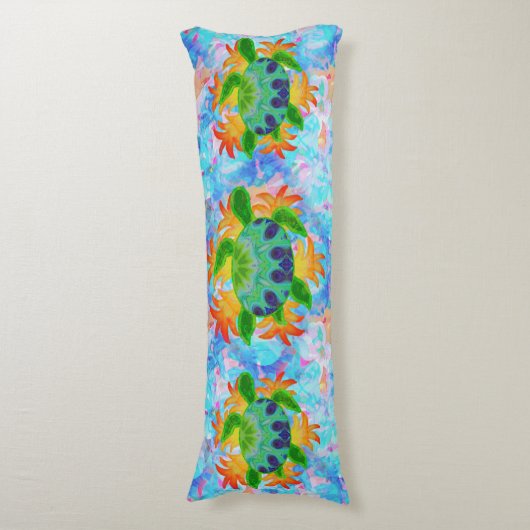 Flame Turtle Lichaamskussen (Voorkant Verticaal)