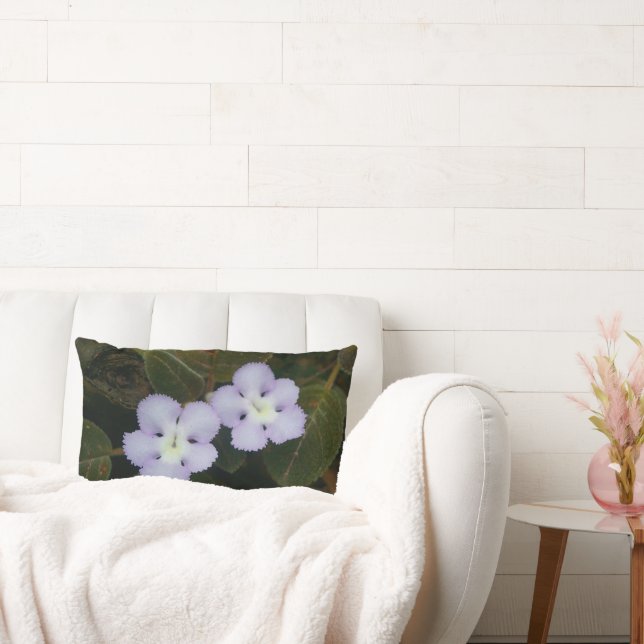 Flame Violet Tropical Wildflower Kussen (Bank)