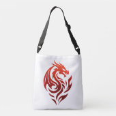 Flameborn Dargon Pact Dargon Logo Crossbody Tas (Achterkant)