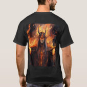 Flameborn Sauron: Elven Form Reimagined T-shirt (Achterkant)