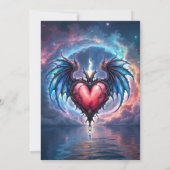 Flamebound Heart of the Moon – Gothic Cosmic Love  Kaart (Achterkant)