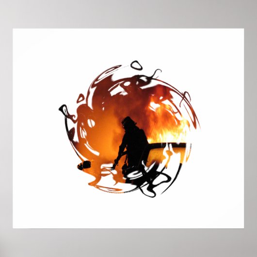 Flamecirkel Poster (Voorkant)