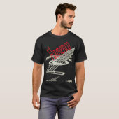 Flamenco Acoustic Guitar Player Premium T-shirt (Voorkant volledig)