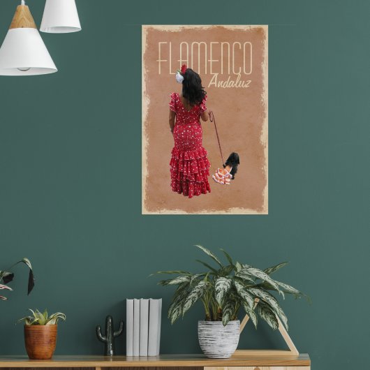 Flamenco Andaluz Poster (Woonkamer 1)