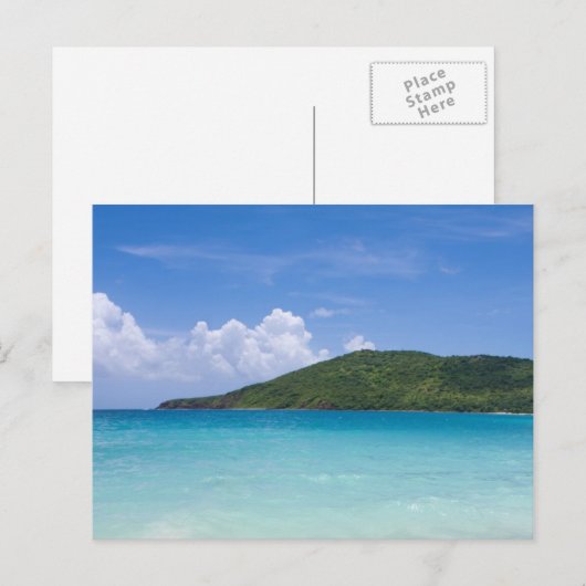 Flamenco Beach Culebra Briefkaart (Voorkant / Achterkant)