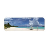 Flamenco Beach Culebra Puerto Etiket (Voorkant)