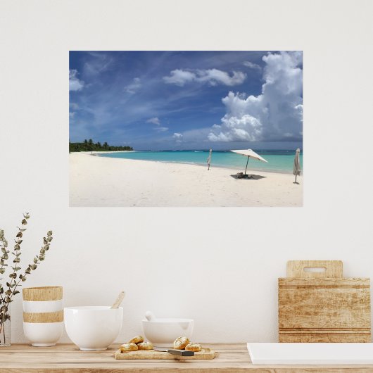 Flamenco Beach Culebra Puerto Poster (Keuken)