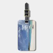 Flamenco Beach Culebra Puerto Rico Bagagelabel (Voorkant verticaal)