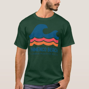 Flamenco Beach Culebra Puerto Rico  golf T-shirt