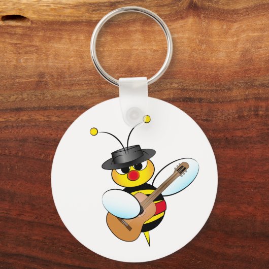 Flamenco-bij Sleutelhanger (Voorkant)