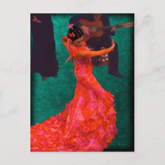 Flamenco Briefkaart (Voorkant)