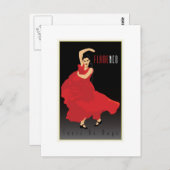 Flamenco Briefkaart (Voorkant / Achterkant)
