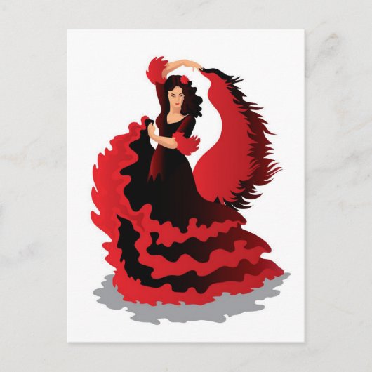 Flamenco Briefkaart (Voorkant)
