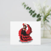 Flamenco Briefkaart (Staand voorkant)