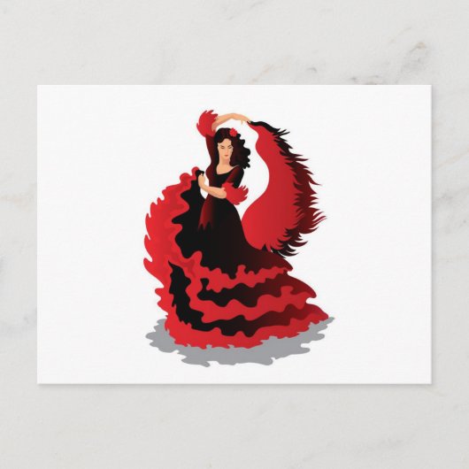 Flamenco Briefkaart (Voorkant)